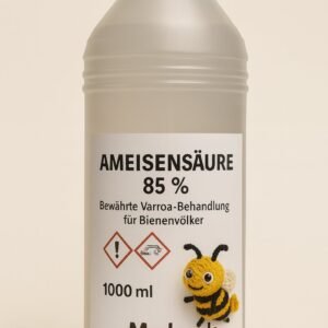 Flasche Ameisensäure 85 % – Varroa-Bekämpfungsmittel für Bienenvölker
