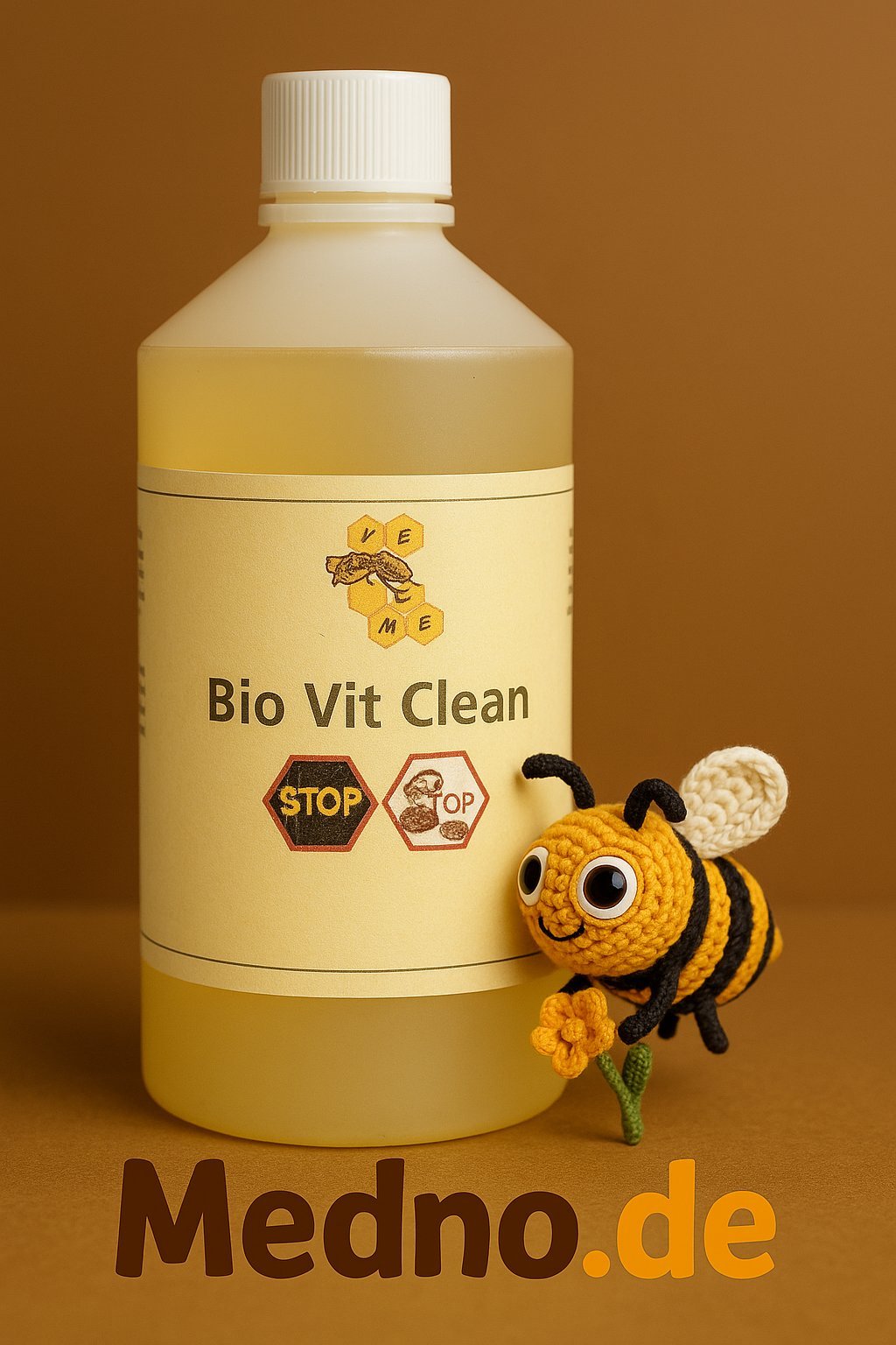 Flasche Bio Vit Clean – Natürliches Präparat zur Unterstützung der Varroa-Bekämpfung