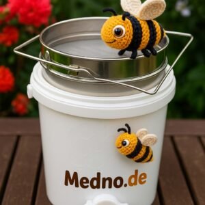 Honigsieb aus Edelstahl – Doppelsieb zur effizienten Grob- und Feinfilterung