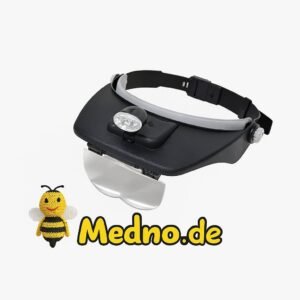 Kopf-Lupe mit 4 Linsen – Vergrößerungslupe mit LED für präzise Imkerarbeiten