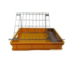 Entdeckelungswanne aus Kunststoff – Mit integriertem Edelstahlsieb für die Honigverarbeitung