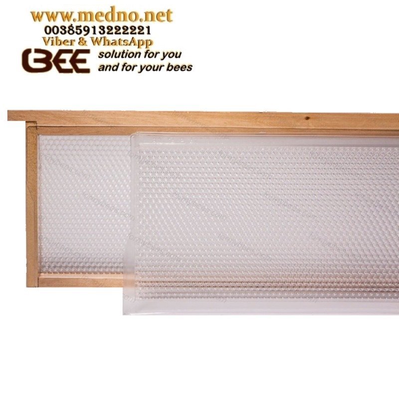 Plastične prozirne satne osnove od prehrambene plastike koje ne treba premazati voskom